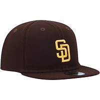 Casquette réglable New Era San Diego Padres My First 9FIFTY pour bébé, marron