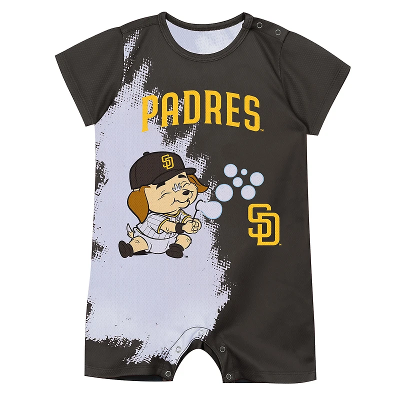 Infant Outerstuff  Brown San Diego Padres Baby Mascot Bodysuit