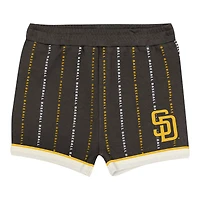 Ensemble body et short Baby Outerstuff blanc/marron San Diego Padres Lead Run