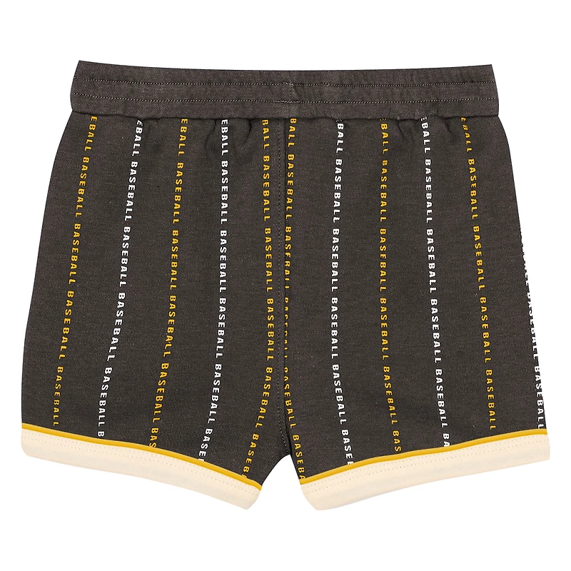 Ensemble body et short Baby Outerstuff blanc/marron San Diego Padres Lead Run