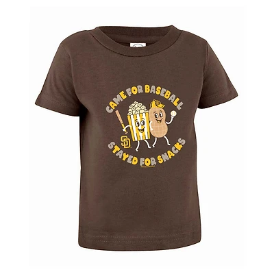 Infant Soft as a Grape  Brown San Diego Padres Snack T-Shirt