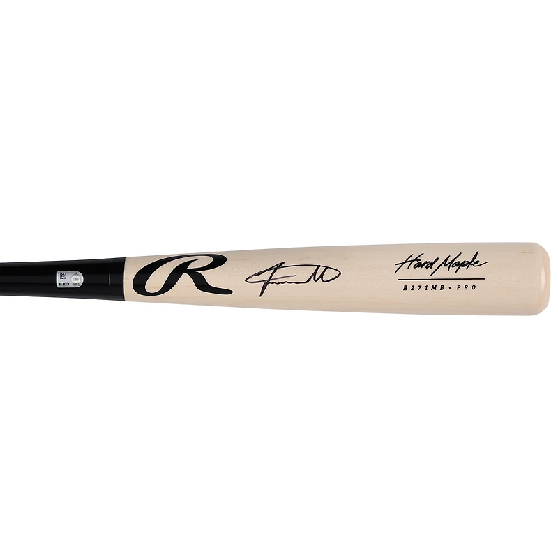 Jackson Merrill San Diego Padres Autographed Black/Tan Rawlings Player Preferred Bat