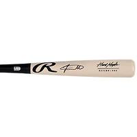 Jackson Merrill San Diego Padres Autographed Black/Tan Rawlings Player Preferred Bat
