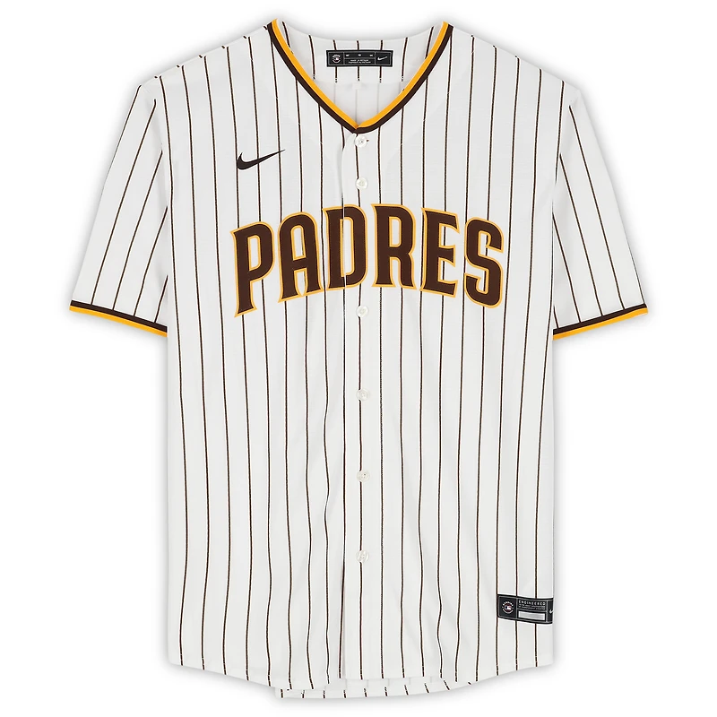 Jackson Merrill San Diego Padres Autographed White Nike Replica Jersey