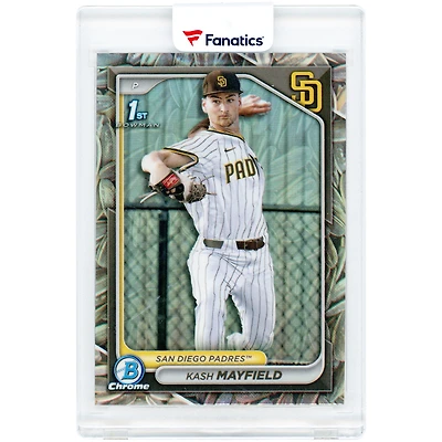 Kash Mayfield San Diego Padres 2023 Bowman Chrome Sunflower Seed Refractor #BDC-70 Card