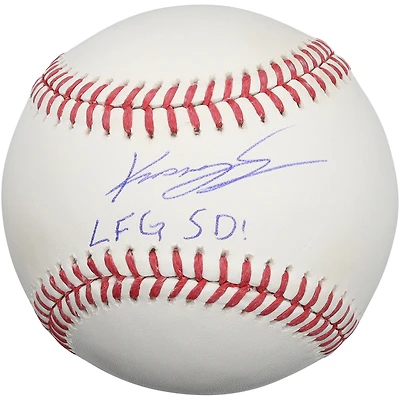 Kruz Schoolcraft San Diego Padres Autographed Baseball with "LFGSD!" Inscription