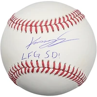 Kruz Schoolcraft San Diego Padres Autographed Baseball with "LFGSD!" Inscription