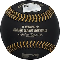 Kruz Schoolcraft San Diego Padres Autographed Black Leather Baseball