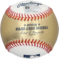 Kruz Schoolcraft San Diego Padres Autographed Gold and White Leather Baseball