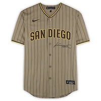 Kruz Schoolcraft San Diego Padres Autographed Tan Nike Replica Jersey