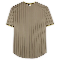 Maillot réplique Nike beige autographié des Padres de San Diego, porté par Kruz Schoolcraft