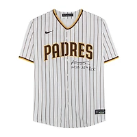Kruz Schoolcraft San Diego Padres Autographed White Nike Replica Jersey with "2025 25th Pick" Inscription