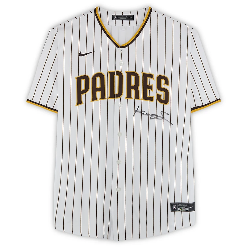 Kruz Schoolcraft San Diego Padres Autographed White Nike Replica Jersey