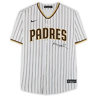 Kruz Schoolcraft San Diego Padres Autographed White Nike Replica Jersey
