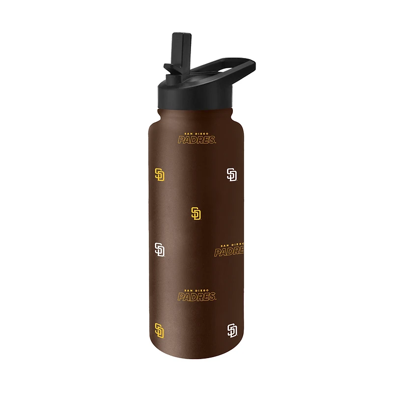 Bouteille isotherme Steep and Repeat de 34 oz (environ 994 ml) des Padres de San Diego (Logo Brands)
