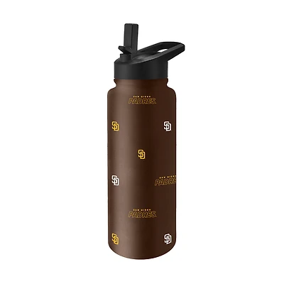 Bouteille isotherme Steep and Repeat de 34 oz (environ 994 ml) des Padres de San Diego (Logo Brands)