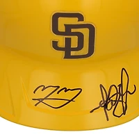 Manny Machado & Fernando Tatis Jr. San Diego Padres Autographed Alternate Chrome Replica Batting Helmet