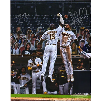 Photographie de célébration signée par Manny Machado et Fernando Tatis Jr. des Padres de San Diego, 16" x 20"
