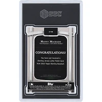 Manny Machado San Diego Padres 2022 Topps Sterling Jersey Letter "H" Patch Tri-Color Relic #JLP-MM #1/1 SGC Authenticated 9 Card