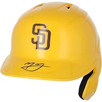 Réplique du casque de frappeur chromé autographié par Manny Machado des Padres de San Diego