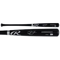 Batte de baseball professionnelle Rawlings noire autographiée par Manny Machado des Padres de San Diego