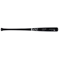 Batte de baseball professionnelle Rawlings noire autographiée par Manny Machado des Padres de San Diego