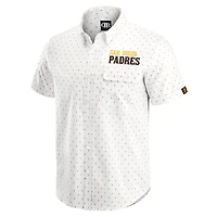 Chemise boutonnée imprimée crème pour homme de la collection Darius Rucker par Fanatics des Padres San Diego