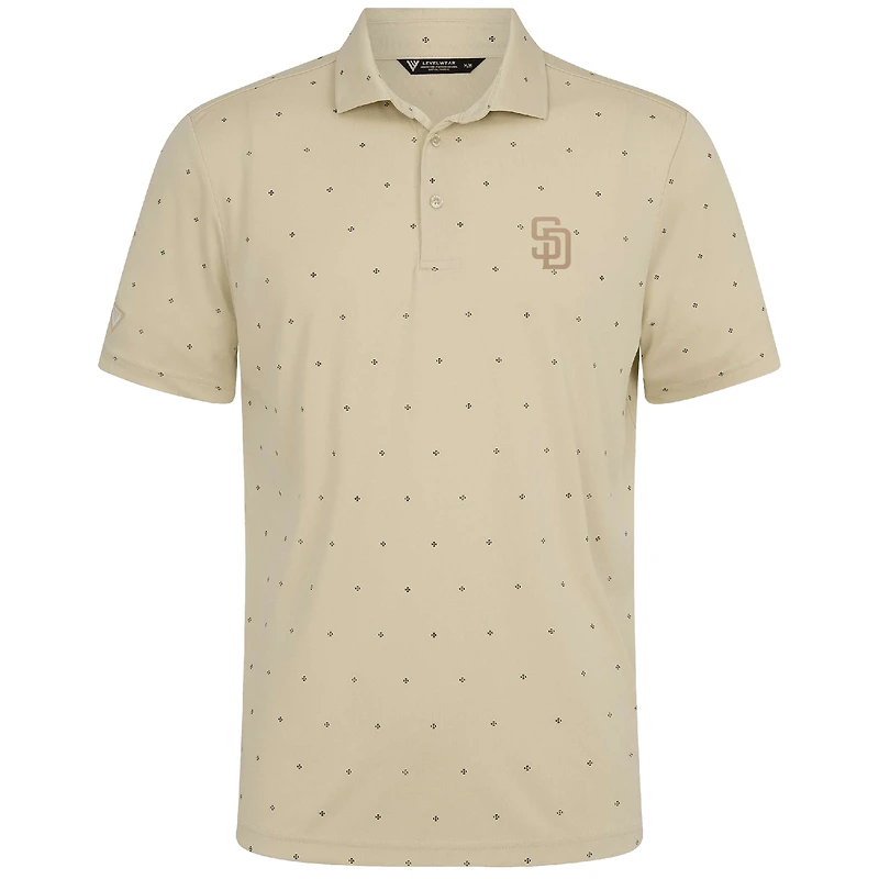 Men's Levelwear  Cream San Diego Padres Vision Polo
