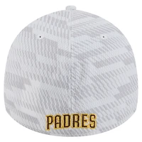 Casquette New Era blanche San Diego Padres Graded 39THIRTY Flex pour homme