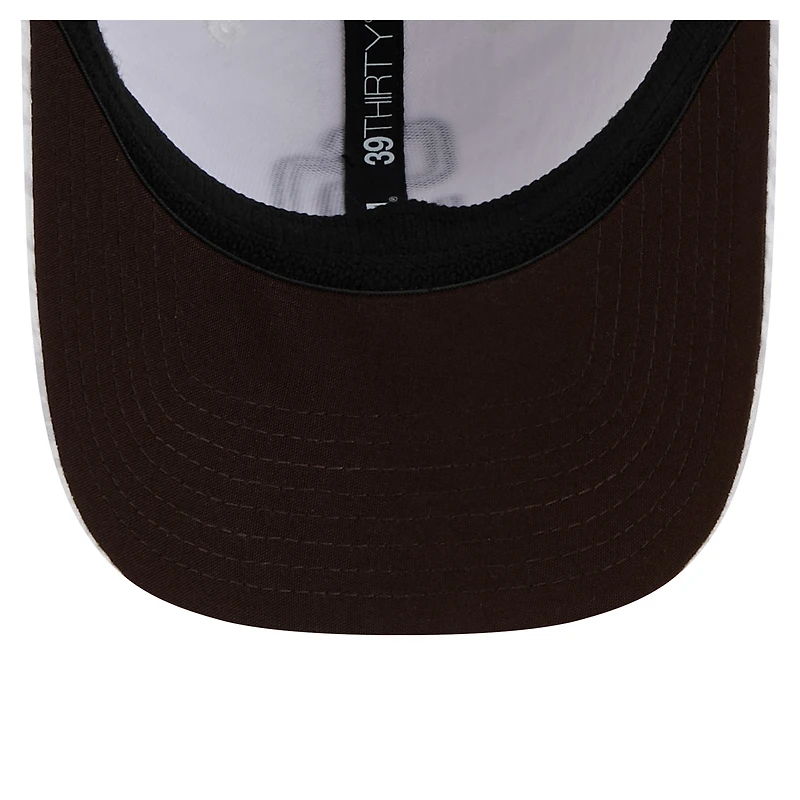 Casquette New Era blanche San Diego Padres Graded 39THIRTY Flex pour homme