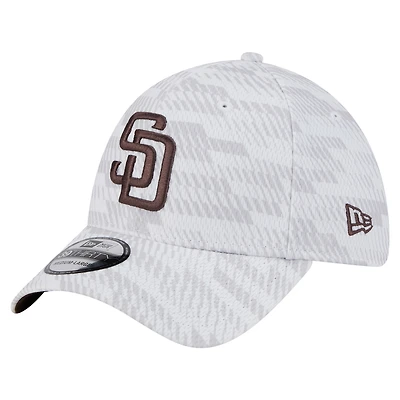 Casquette New Era blanche San Diego Padres Graded 39THIRTY Flex pour homme