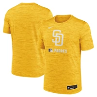 Men's Nike  Gold San Diego Padres Authentic Collection Velocity Dri-FIT T-Shirt