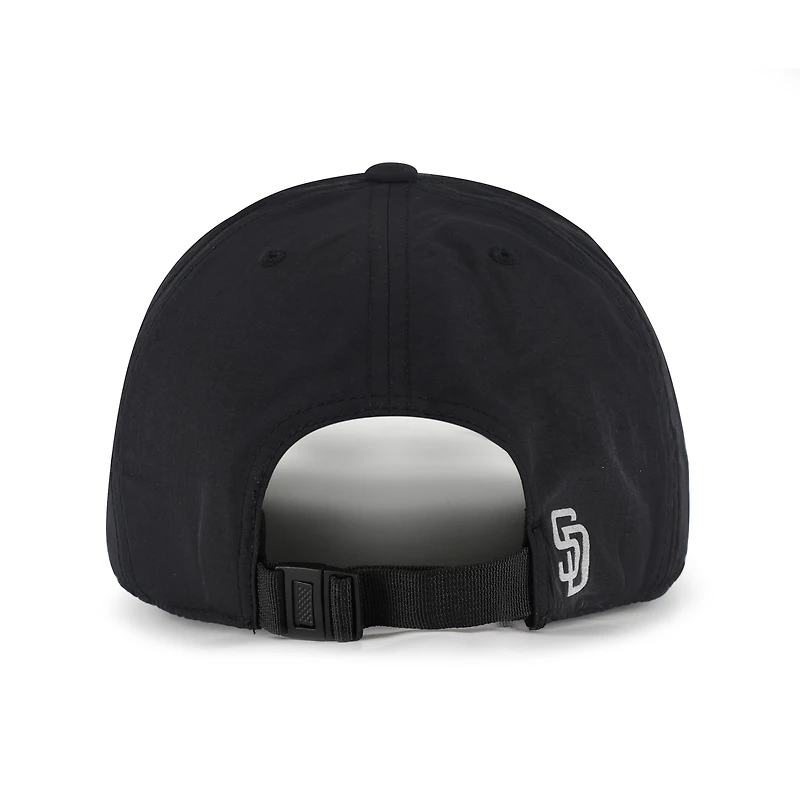 Men's '47 Black San Diego Padres Quiet Outdoors Hitch Adjustable Hat