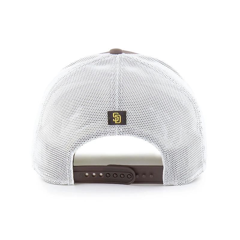 Casquette ajustable Fairway Trucker marron/blanc '47 pour homme des Padres de San Diego
