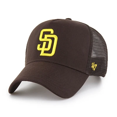 Casquette de camionneur ajustable pour homme '47 Brown San Diego Padres Ballpark Offside