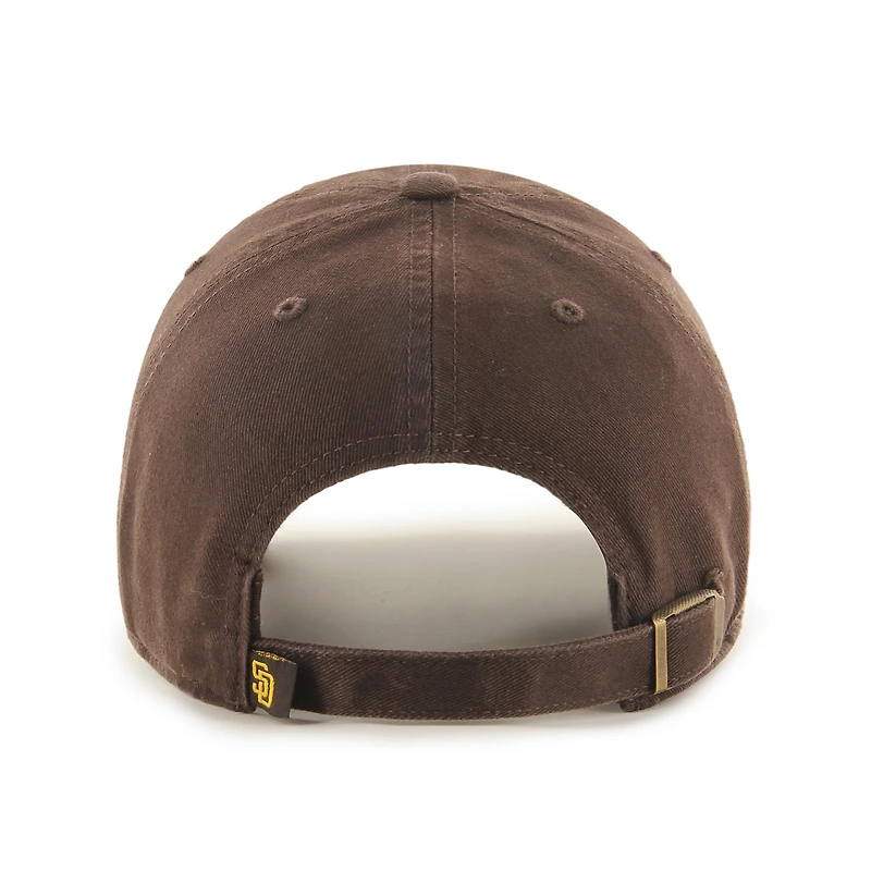 Casquette réglable San Diego Padres Clean Up '47 marron pour homme