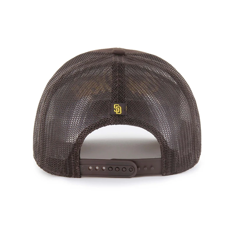 Men's '47 Brown San Diego Padres Garner Trucker Adjustable Hat