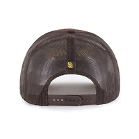Men's '47 Brown San Diego Padres Garner Trucker Adjustable Hat