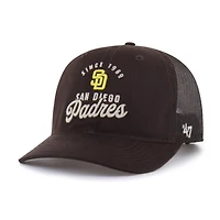 Men's '47 Brown San Diego Padres Pitstop Trucker Adjustable Hat