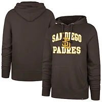 Sweat à capuche marron San Diego Padres Velocity Headline '47 pour homme