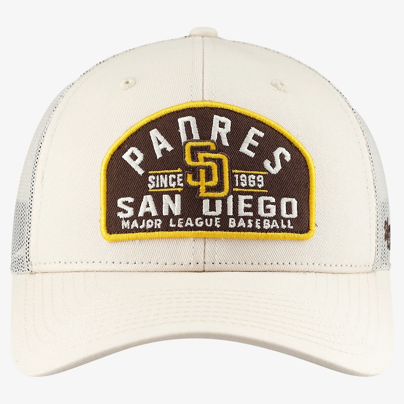Men's '47 Cream San Diego Padres Leland Adjustable Trucker Hat