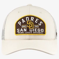 Men's '47  Cream San Diego Padres Leland Adjustable Trucker Hat