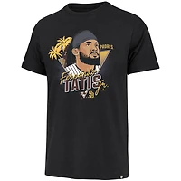 Men's '47 Fernando Tatis Jr. Black San Diego Padres Player Caricature Franklin T-Shirt