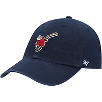 Chapeau ajustable pour homme '47 Navy San Diego Padres Logo Cooperstown Collection Clean Up