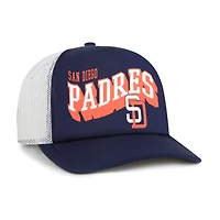 Casquette snapback Meander en mousse bleu marine pour homme, modèle 1947, des Padres de San Diego