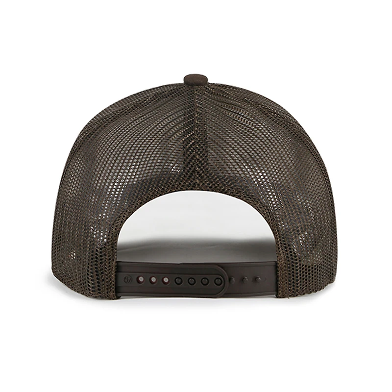 Men's '47 White/Brown San Diego Padres Freshman Trucker Adjustable Hat
