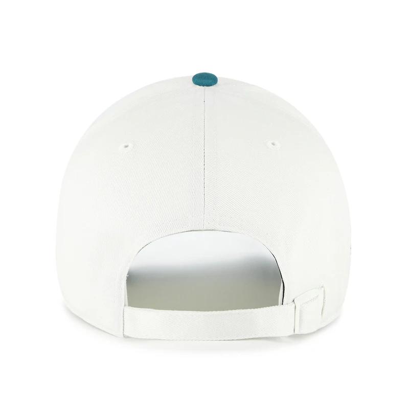 Men's '47 White/Teal San Diego Padres Contemporary Tonal Clean Up Adjustable Hat