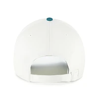 Men's '47 White/Teal San Diego Padres Contemporary Tonal Clean Up Adjustable Hat