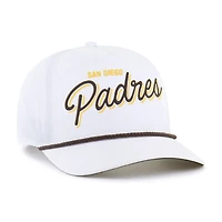 Casquette ajustable blanche « 47 » pour homme, motif Brrr Fairway Hitch des Padres de San Diego