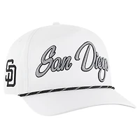 Men's '47 White San Diego Padres Overhand Speckle Hitch Rope Adjustable Hat